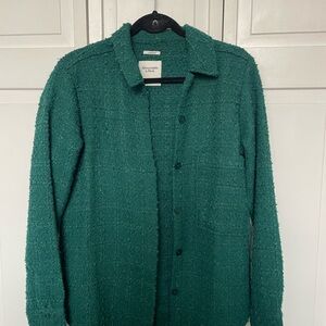 Abercrombie & Fitch Green Shirt/Jacket
